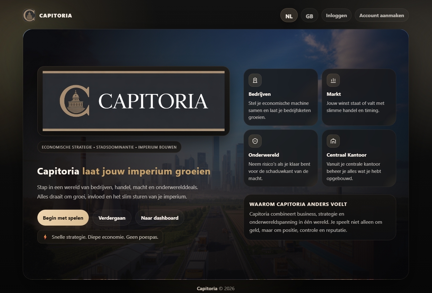 Capitoria screenshot